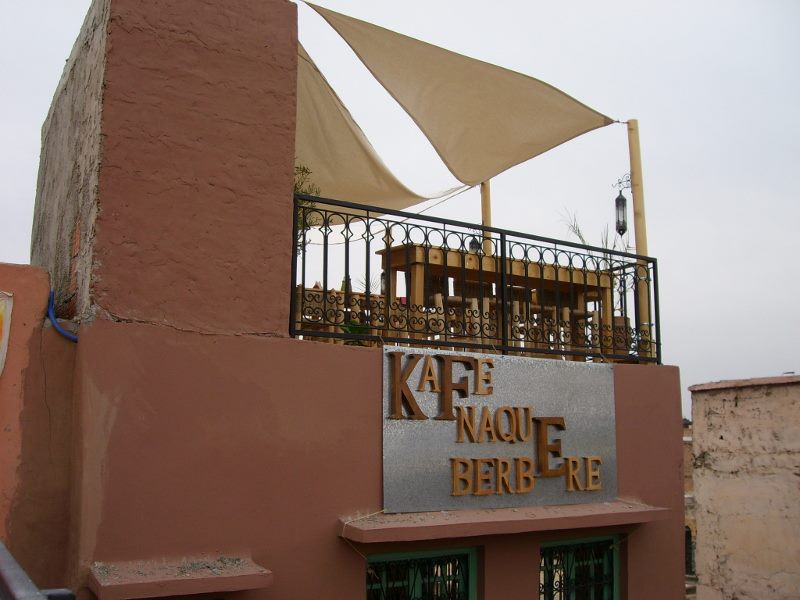 kafe-fnaque-berbere à marrakech
