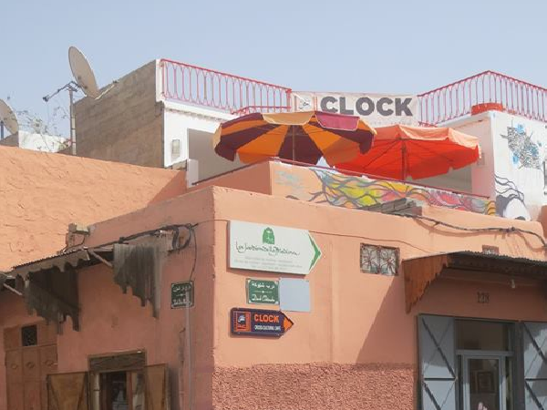 cafe-clock à marrakech